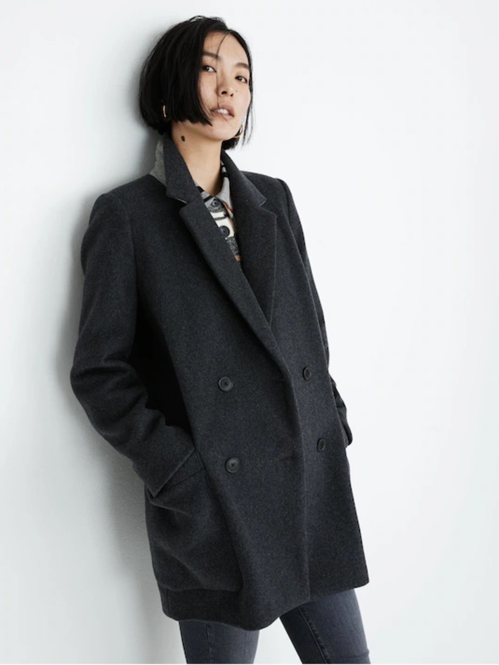 Madewell Hollis Double-Breasted Coat